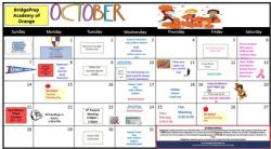 2018 BPA October Calendar 